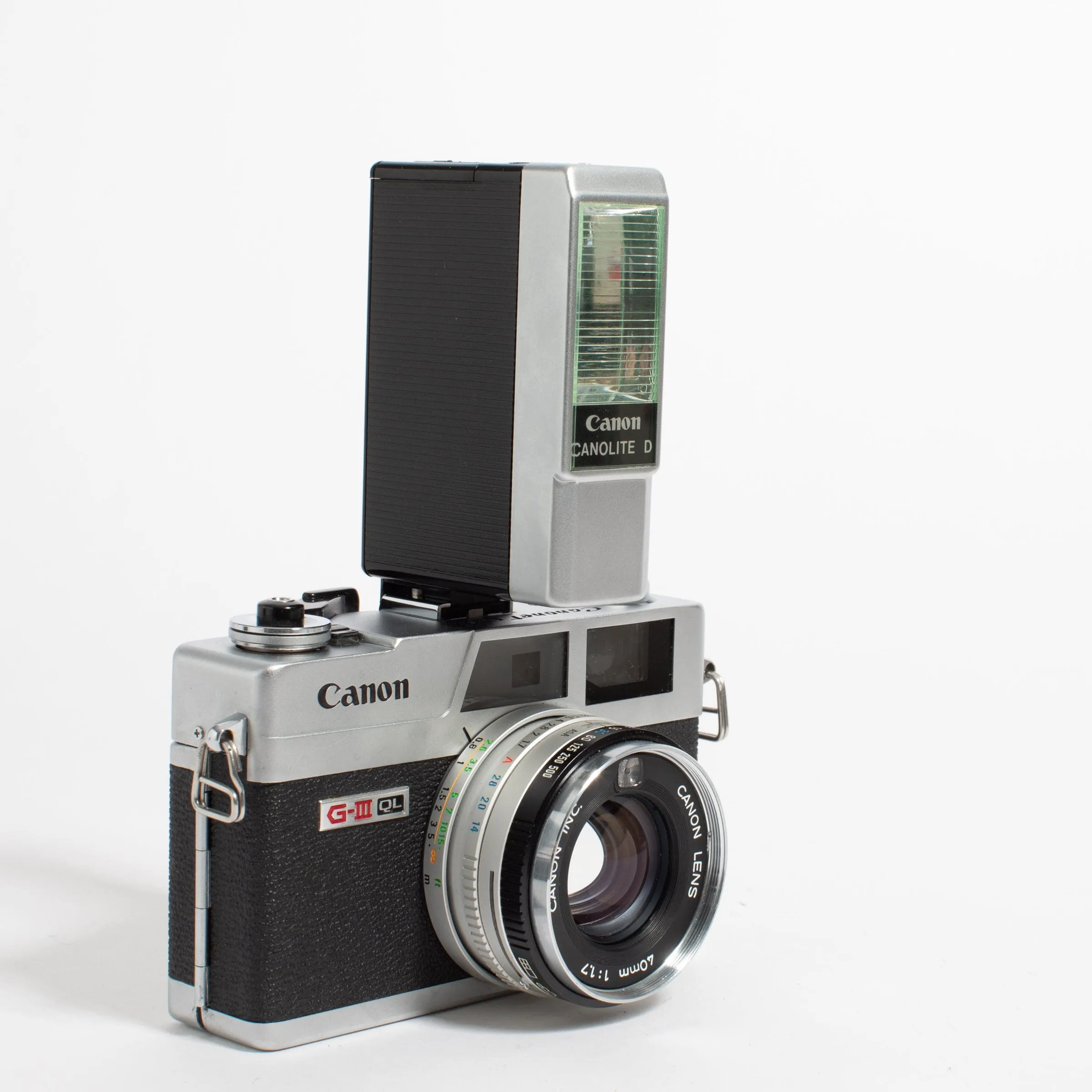 Canon Canonet QL17 GIII Chrome 35mm Rangefinder Camera with 40mm f/1.7 -- New Seals