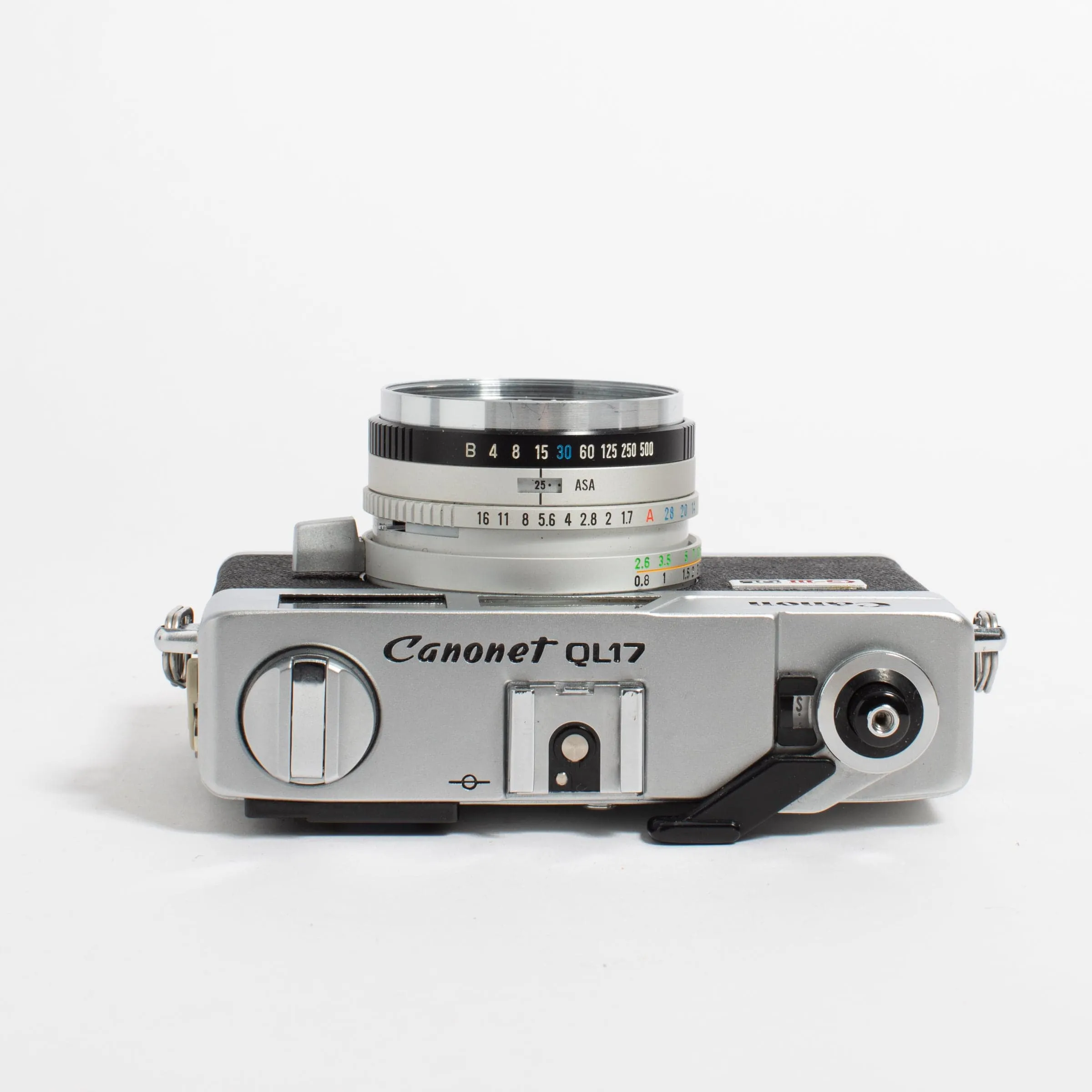 Canon Canonet QL17 GIII Chrome 35mm Rangefinder Camera with 40mm f/1.7 -- New Seals