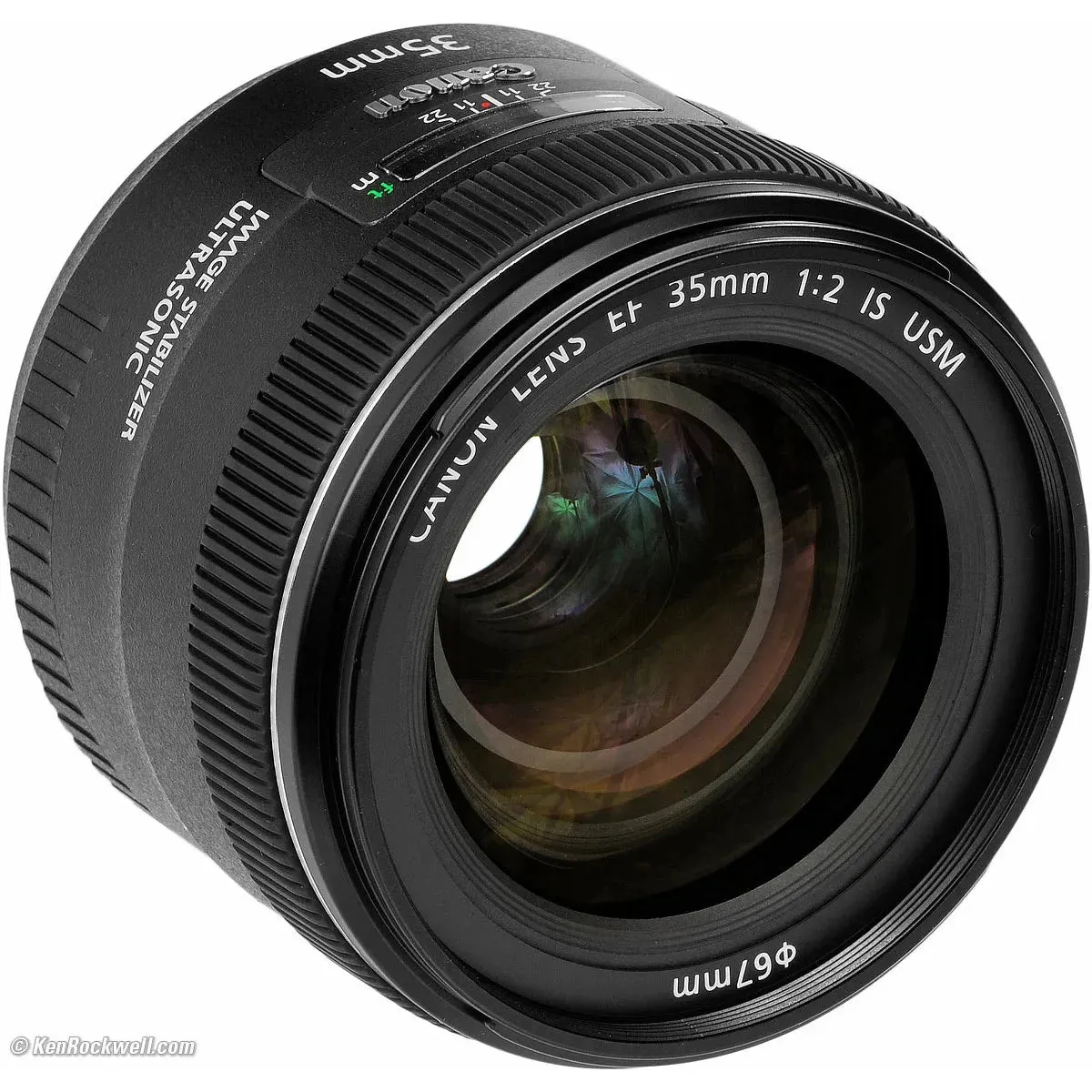 Canon EF 35mm F/2 IS USM Lens - Black
