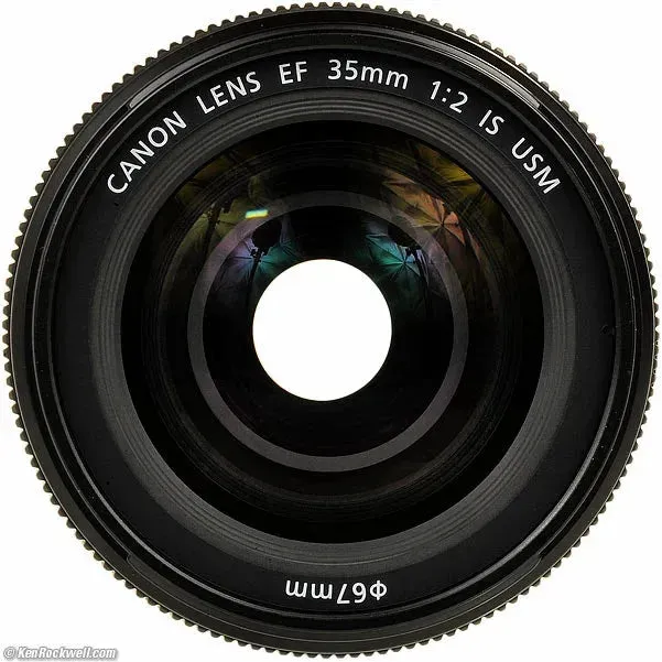 Canon EF 35mm F/2 IS USM Lens - Black