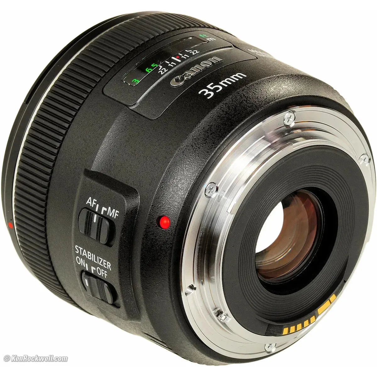 Canon EF 35mm F/2 IS USM Lens - Black