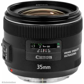Canon EF 35mm F/2 IS USM Lens - Black