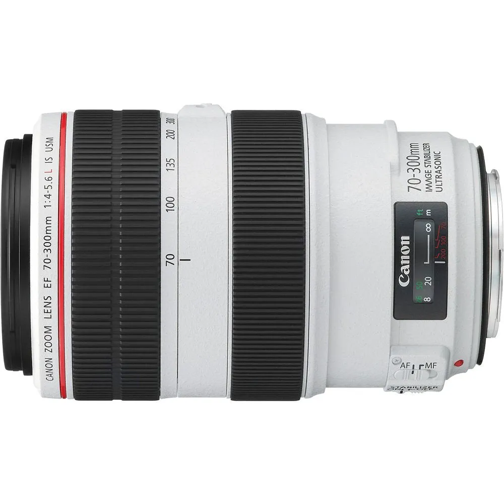 Canon EF 70-300mm F/4-5.6L IS USM Lens, Compatible with Canon 6D/6D Mark II, 5D Mark II/III/IV, 5Dsr, 5Ds, 1Dx, and 1D Cameras