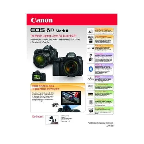 Canon EOS 6D Mark II DSLR Camera