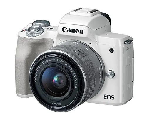 Canon EOS M50 Mirrorless Digital Vlogging Camera with EF-M15-45mm lens and EF-M 55-200mm lenses with 4K Video and Touch LCD Screen, Black
