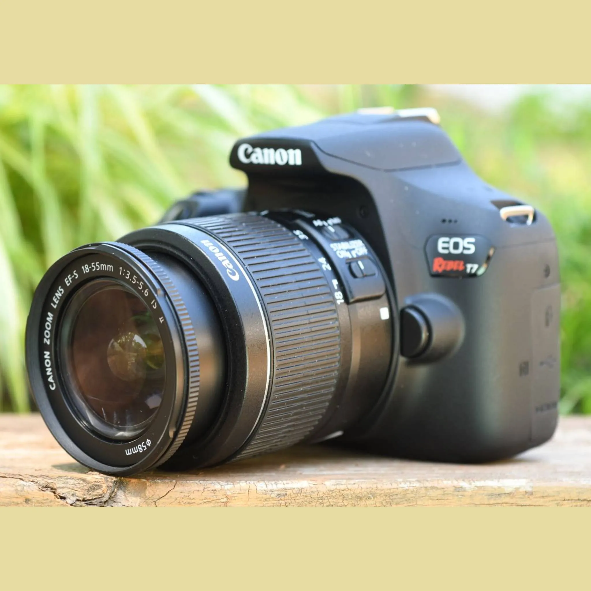 Canon EOS Rebel T7 DSLR Camera with 18-55mm DC III Lens, Bag Bundle and Cleaning Kit