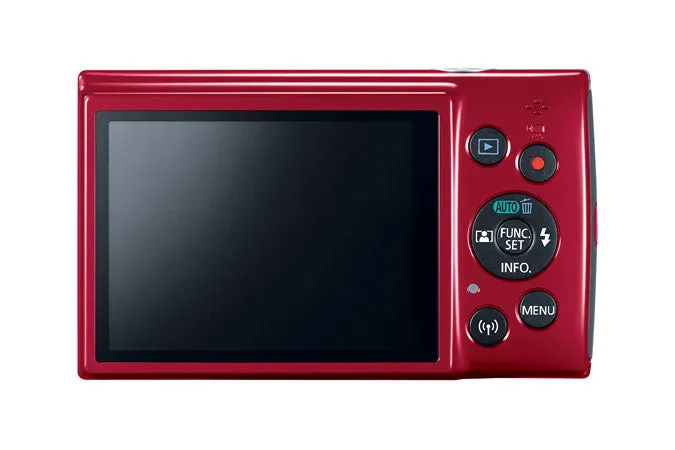 Canon PowerShot 190 IS 20 Megapixel Compact Camera - Red 1087C001