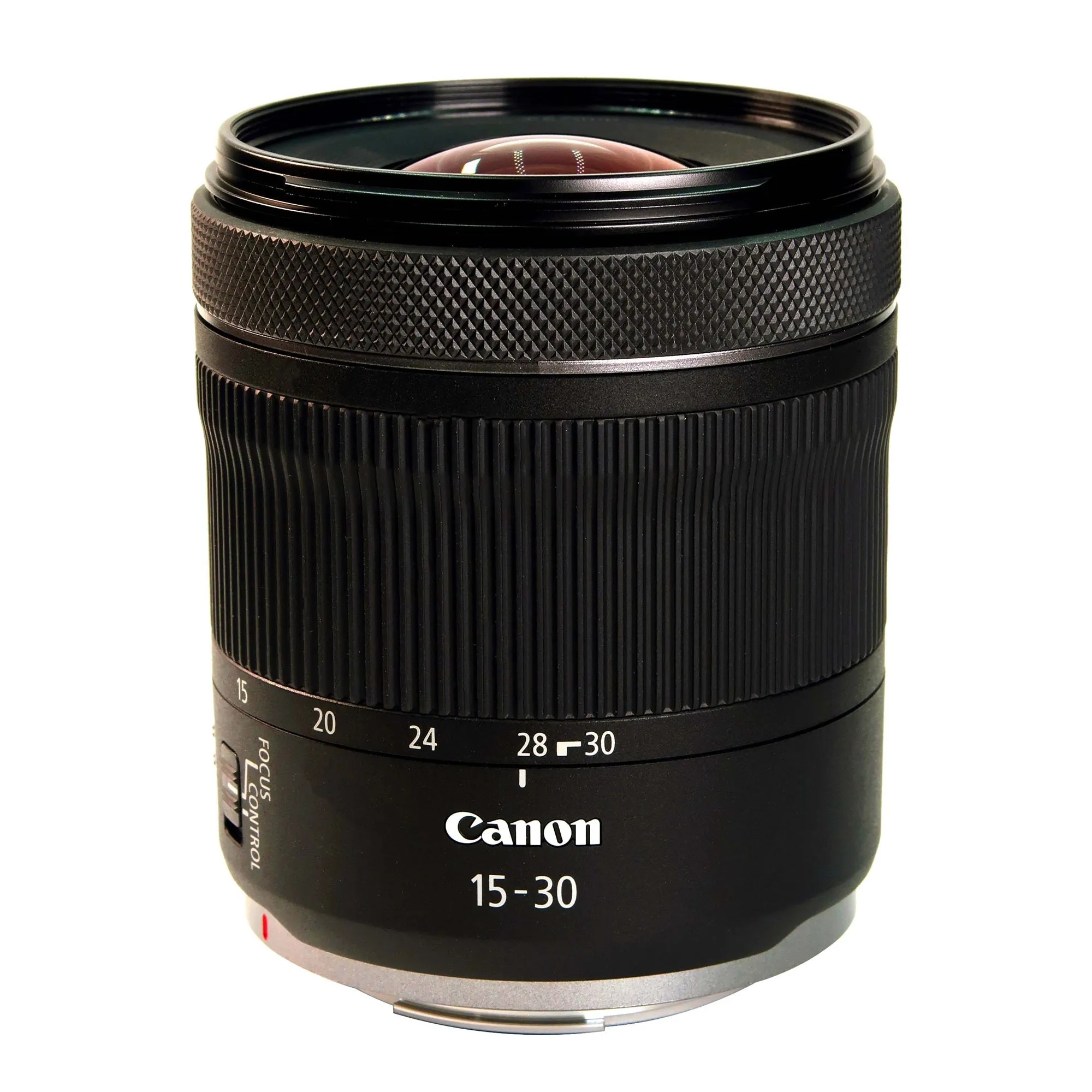 Canon RF 15-30mm f/4.5-6.3 IS STM Lens with 67mm Tulip Lens Hood and Accessories