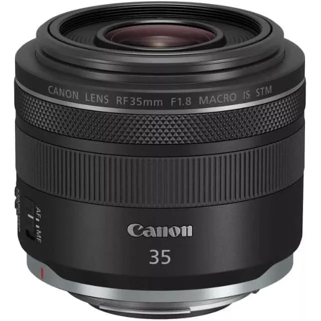 Canon RF 35mm f/1.8 Macro IS STM Lens - Wide-Angle, Ideal for Portrait & Street Photography, Compatible with Canon R System Cameras