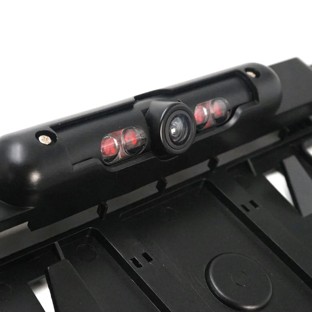 Car License Plate Frame Backup Camera HD Infrared Night Vision