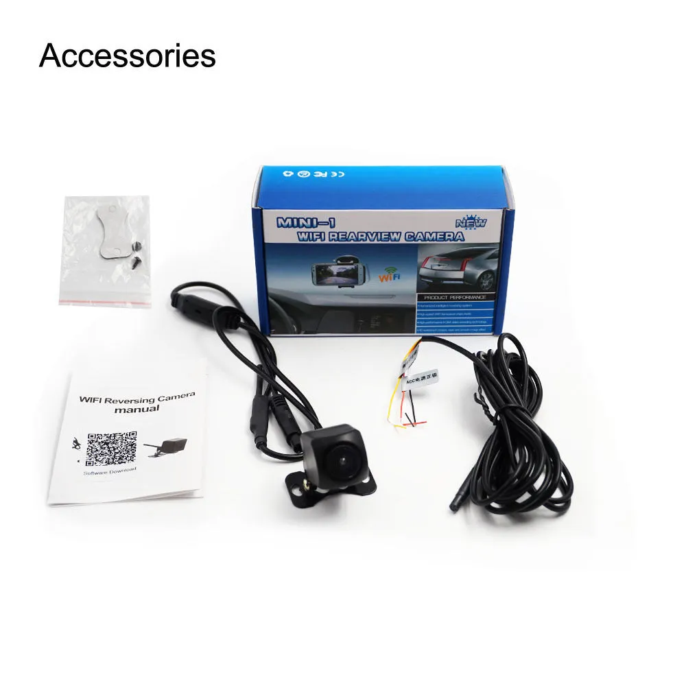 Car Rear View Camera Automobile WiFi Wireless Reverse HD 150