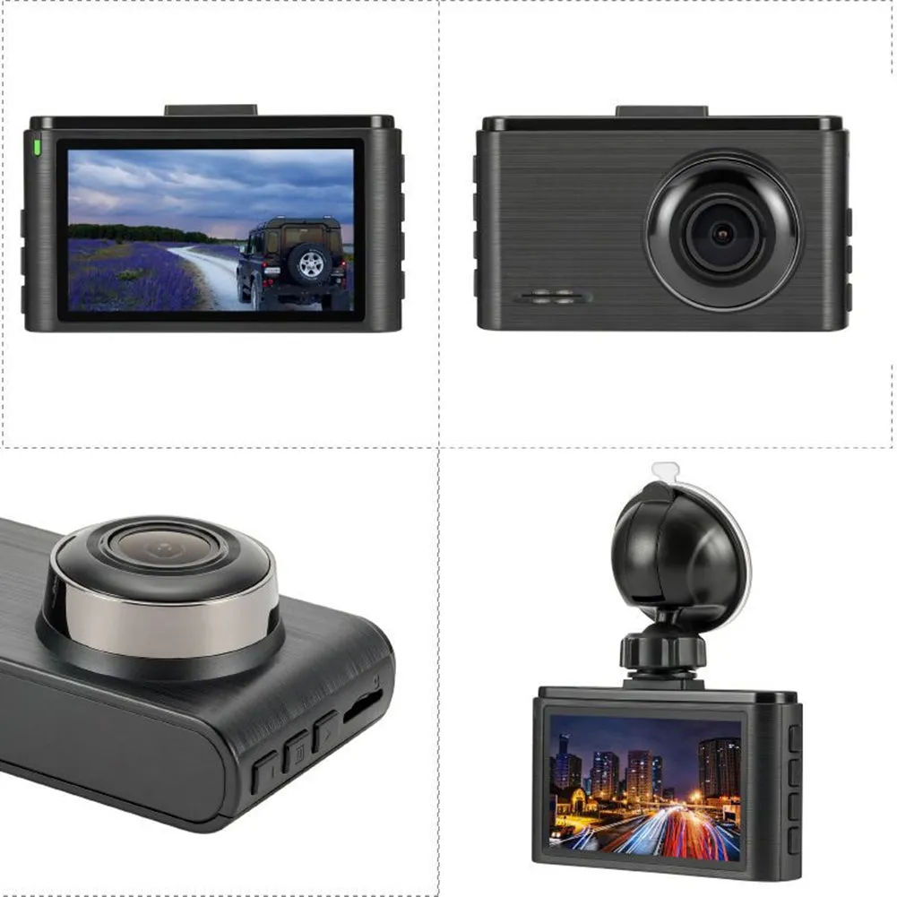 Car Wifi Driving Recorder 3-inch Screen HD 1080p Wide-angle