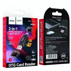 Card Reader 2 in 1 (Type-C   USB) - HOCO DHD01