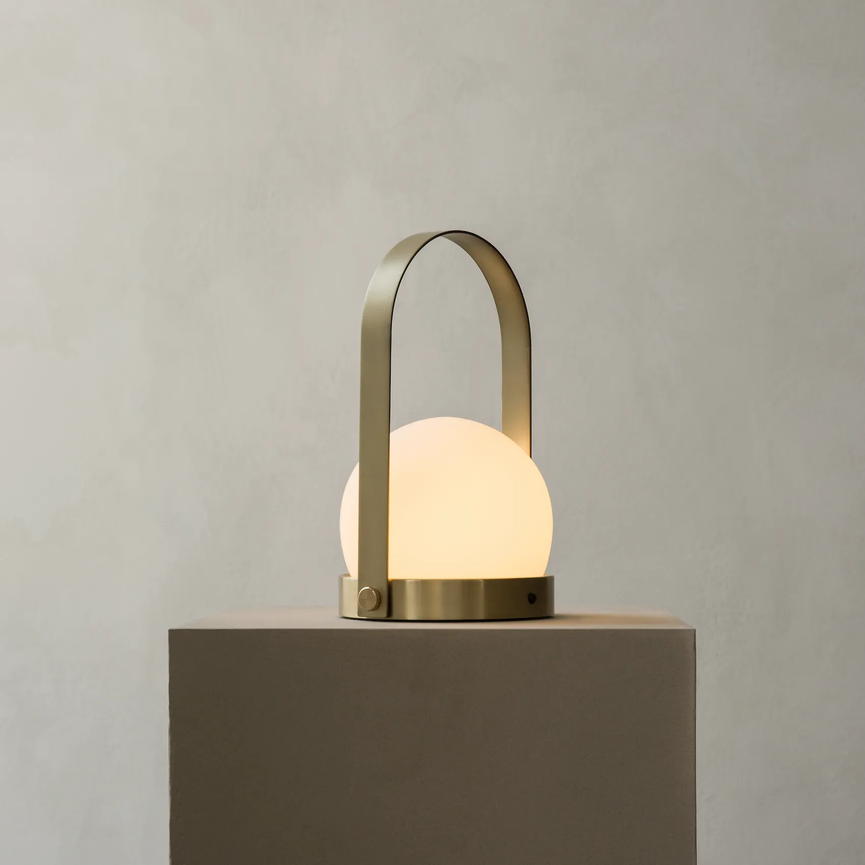Carrie LED Lamp - Brushed Brass