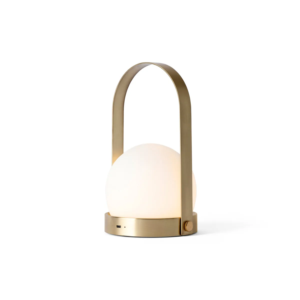 Carrie LED Lamp - Brushed Brass