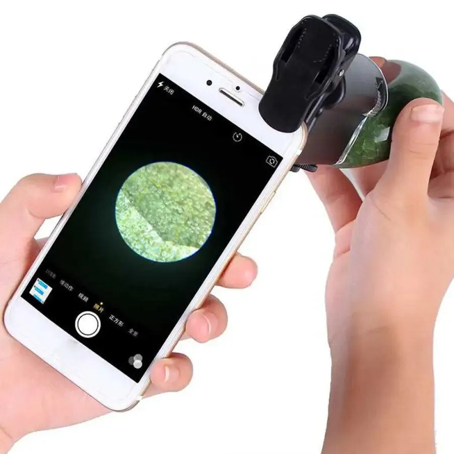 Carson MicroBrite Plus LED Lighted 60X-240X Pocket Microscope