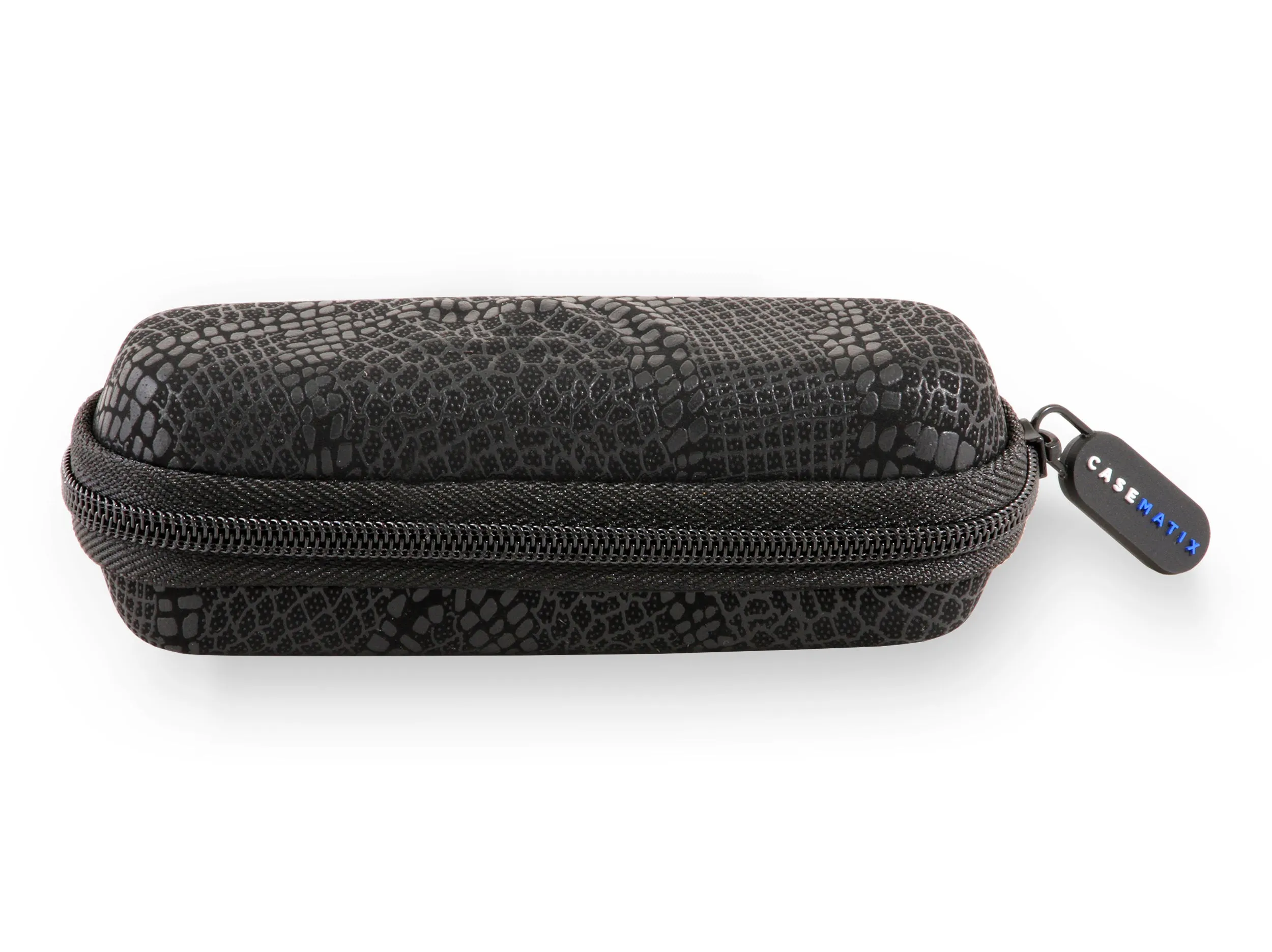 CASEMATIX 5.25" Hard Shell EVA Travel Case with Carabiner Clip - Fits Accessories up to 2.5" x 2.5" x 1"