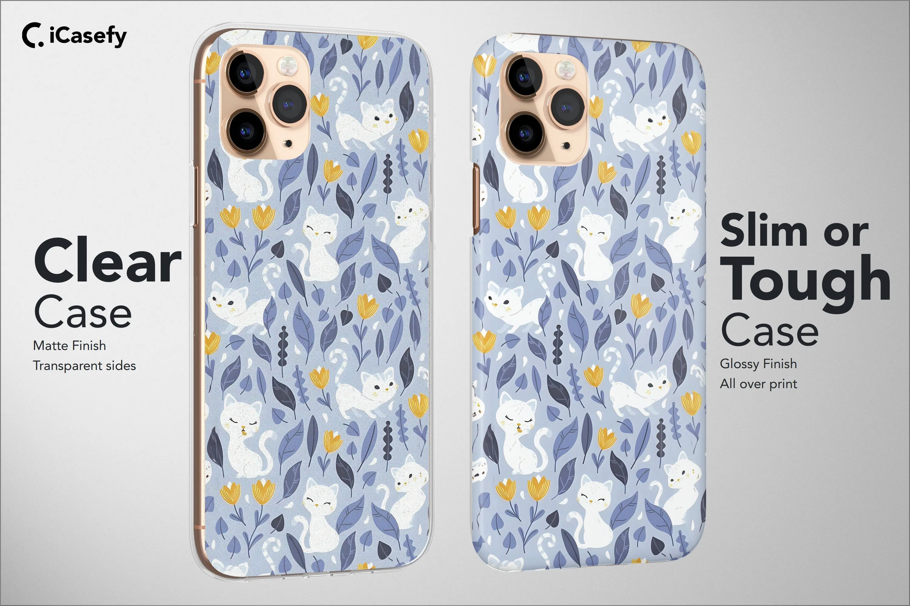 Cat Phone Case Pattern Book Kittens Aesthetic Cover
