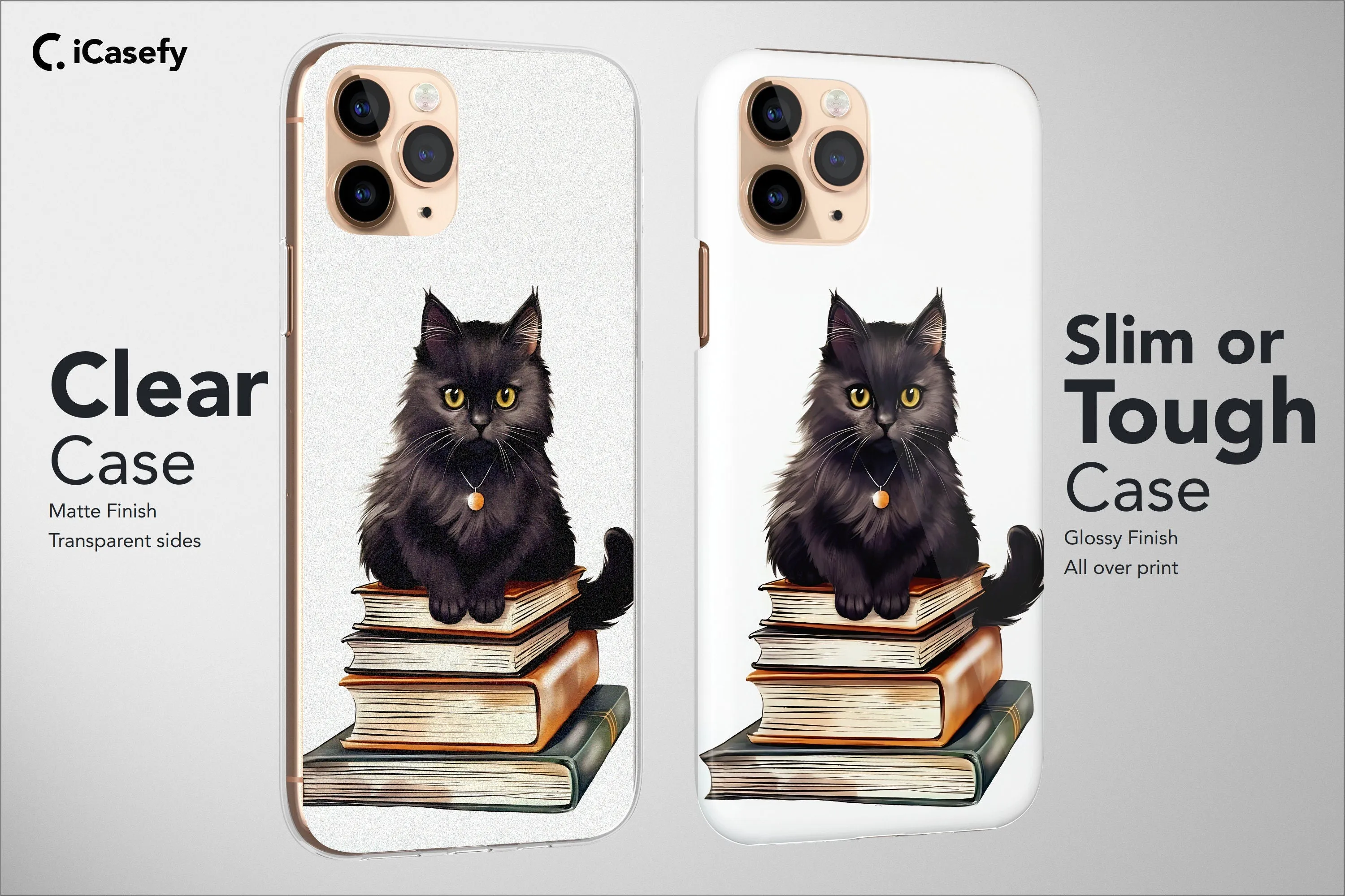 Cat Phone Case Pattern Book Kittens Aesthetic Cover