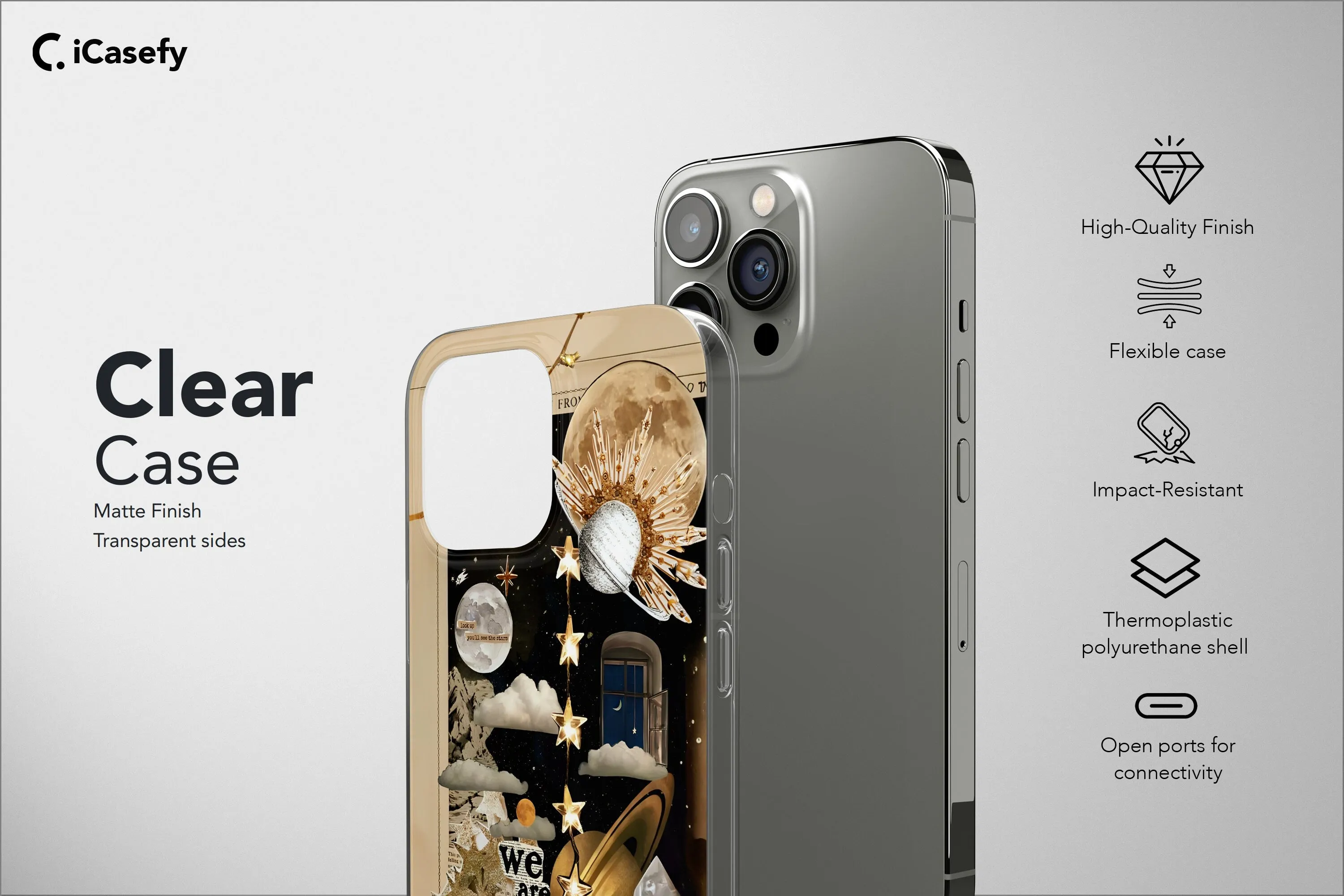 Celestial Phone Case Collage Collective Cover