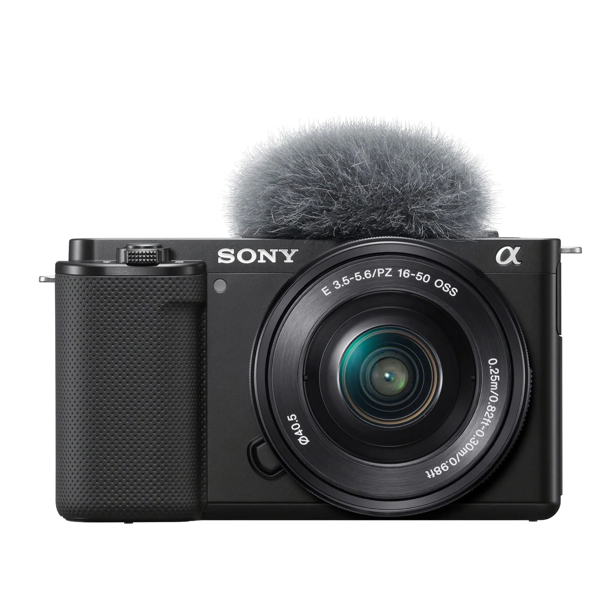 Certified Refurbished - Sony - Alpha ZV-E10 Kit Mirrorless Vlog Camera with 16-50mm Lens - Black
