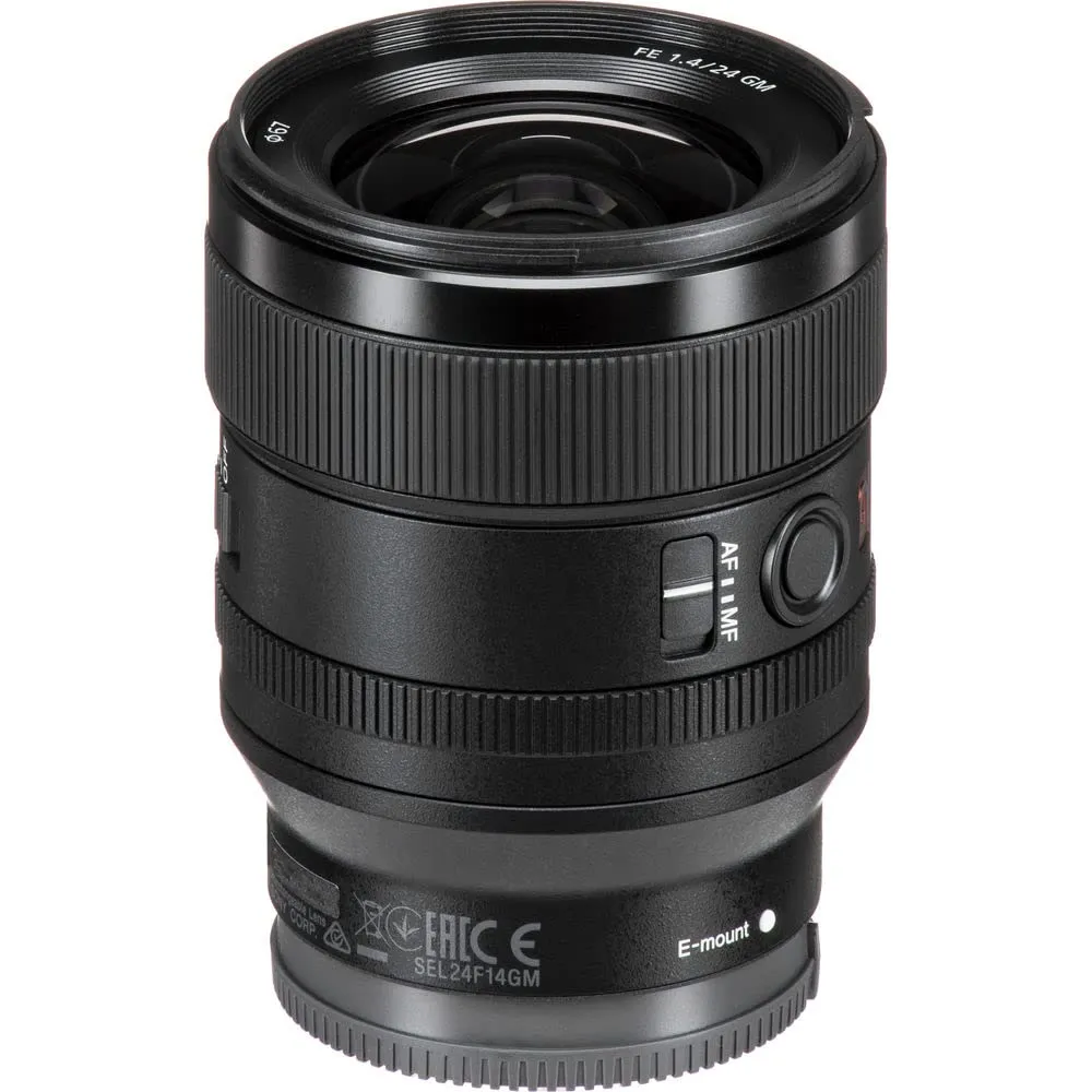 Certified Refurbished - Sony E-mount FE 24mm F1.4 GM Full Frame Wide-angle Prime Lens (SEL24F14GM)