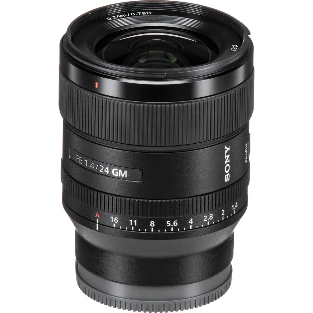 Certified Refurbished - Sony E-mount FE 24mm F1.4 GM Full Frame Wide-angle Prime Lens (SEL24F14GM)