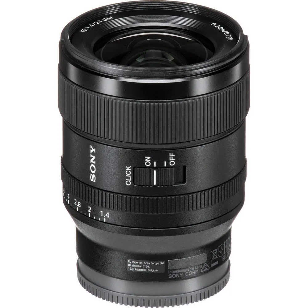 Certified Refurbished - Sony E-mount FE 24mm F1.4 GM Full Frame Wide-angle Prime Lens (SEL24F14GM)