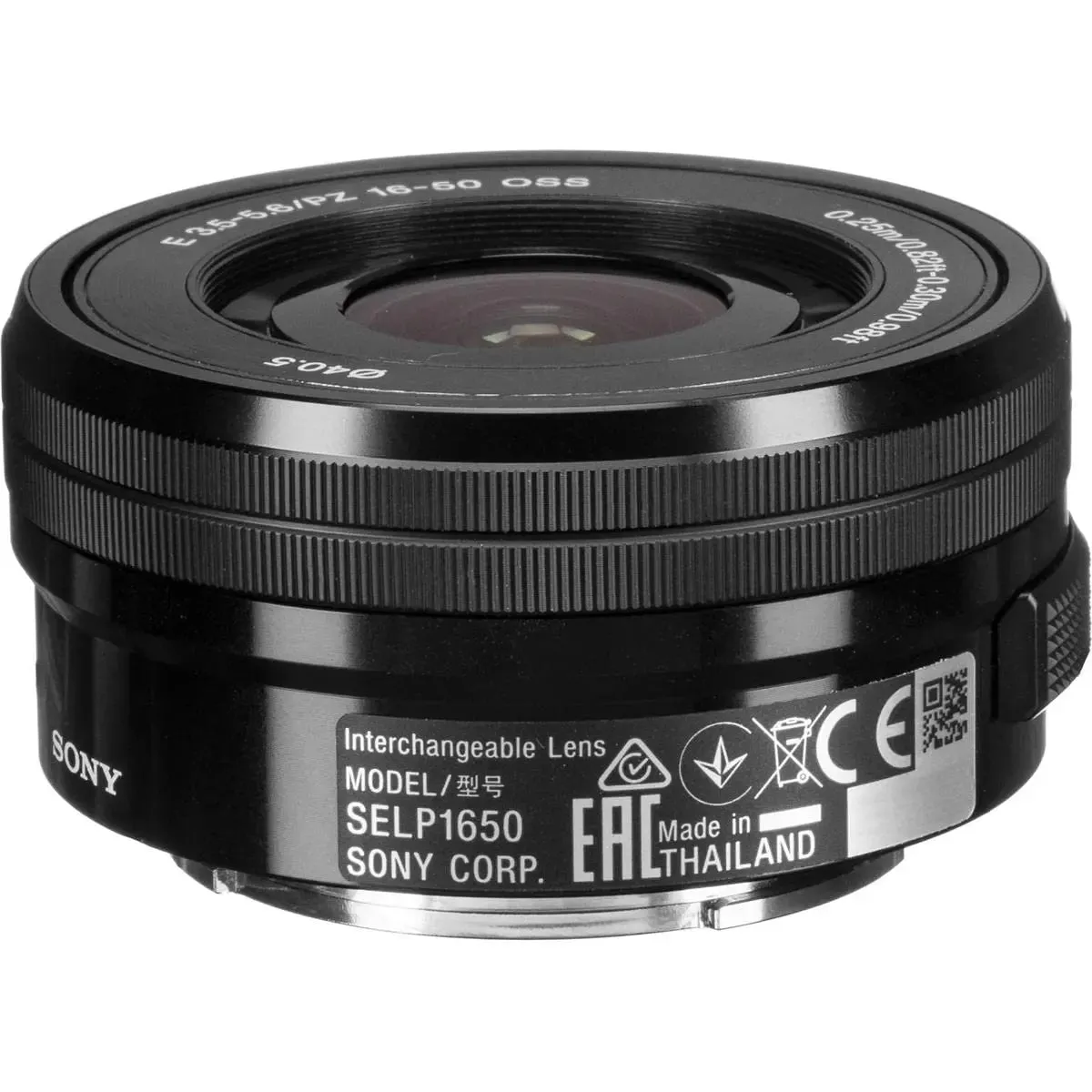 Certified Refurbished - Sony SELP1650 E PZ 16-50mm F3.5-5.6 OSS E-mount Power Zoom Lens