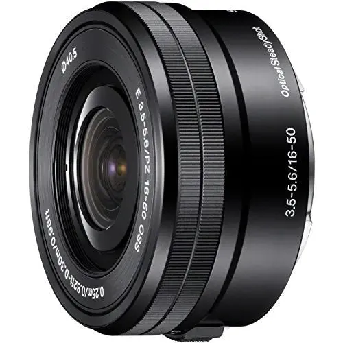 Certified Refurbished - Sony SELP1650 E PZ 16-50mm F3.5-5.6 OSS E-mount Power Zoom Lens