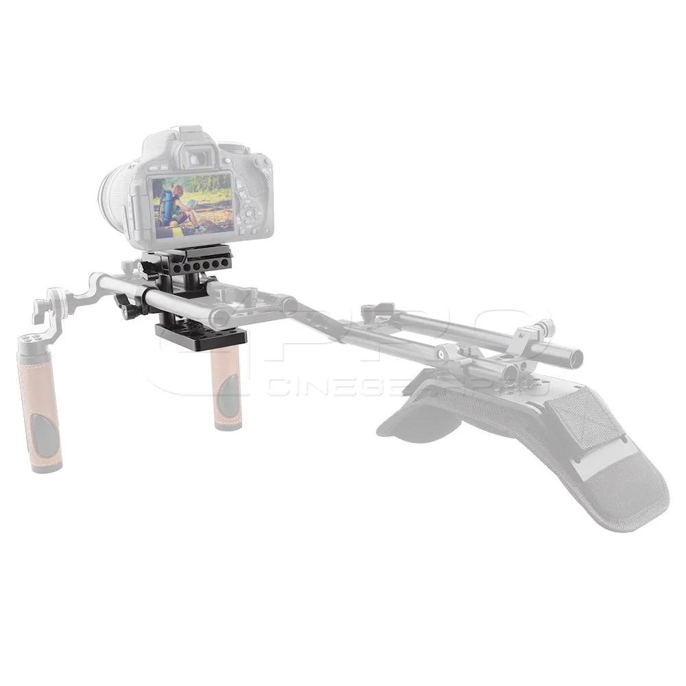 CGPro 15mm LWS Height Adjustable Manfrotto Quick Release BasePlate