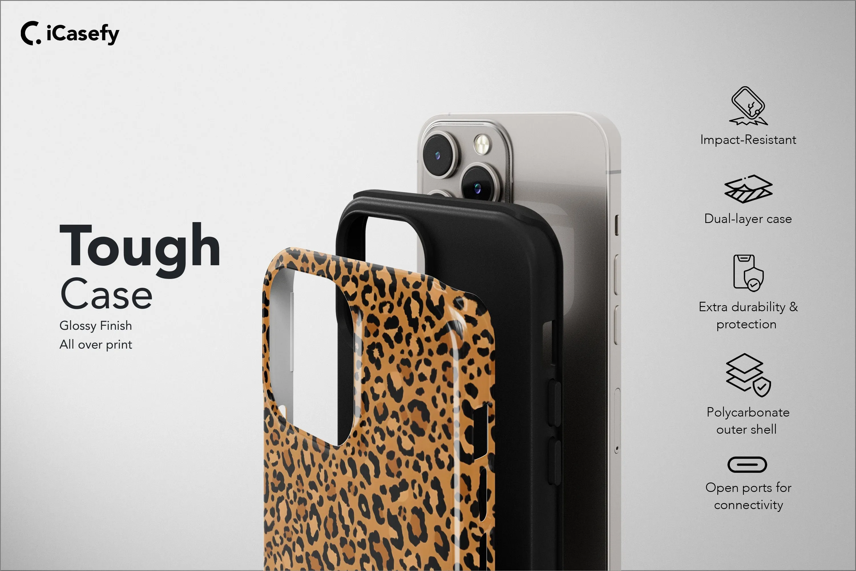 Cheetah Print Phone Case Animal Leopard Leon Cover