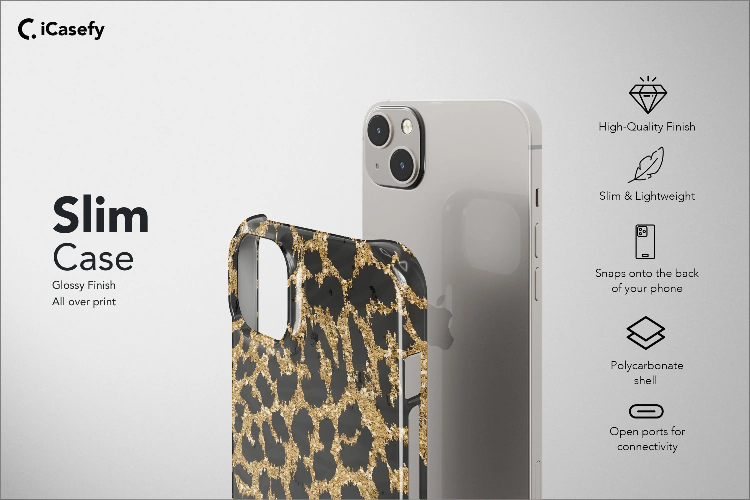 Cheetah Print Phone Case Animal Leopard Leon Cover