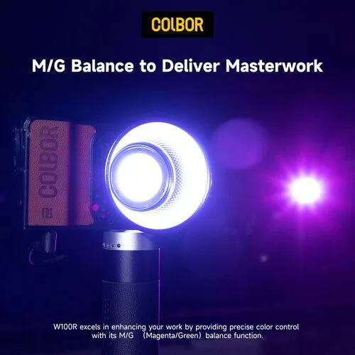 COLBOR W100R Portable RGB LED Monolight