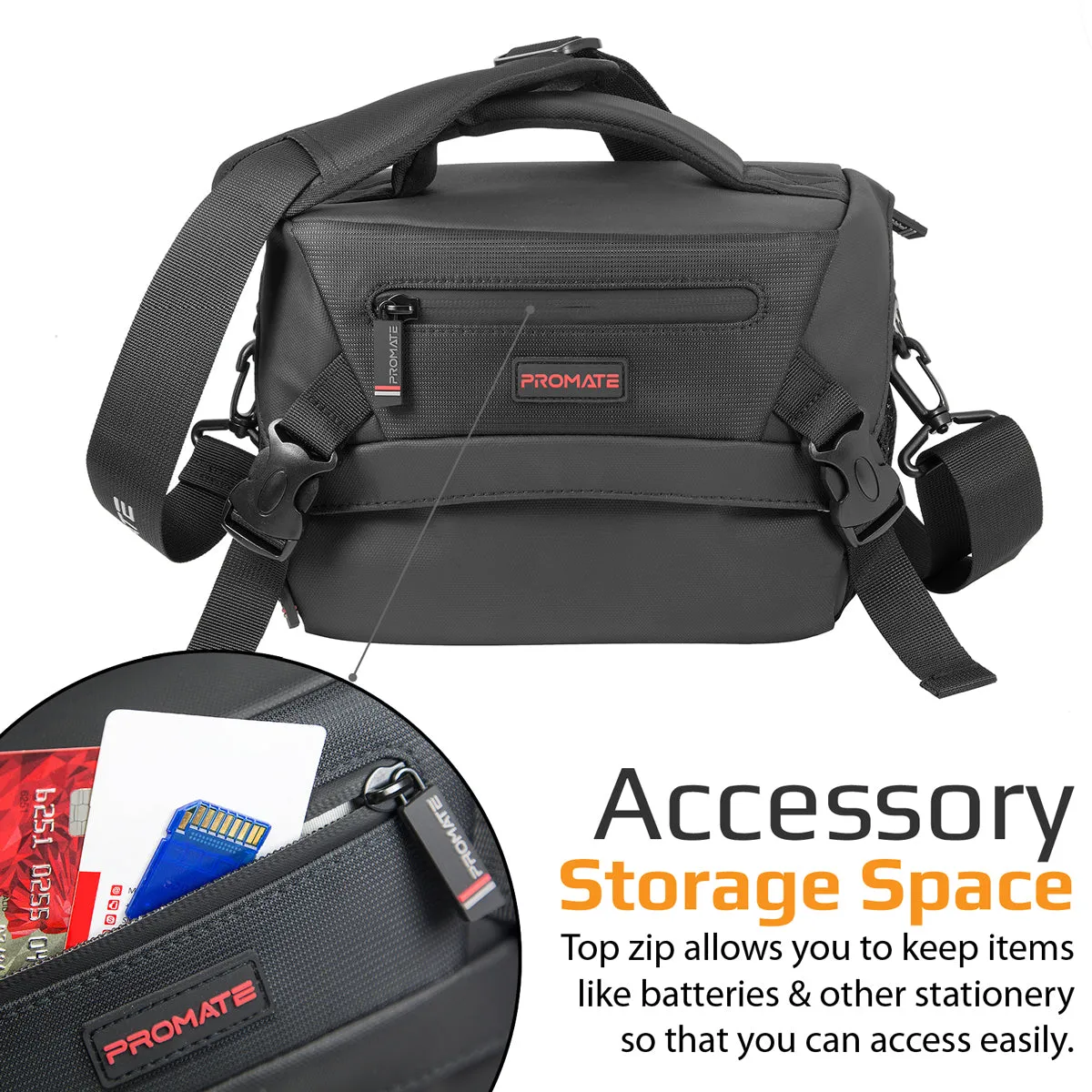 Compact SLR Camera bag with Adjustable Compartment