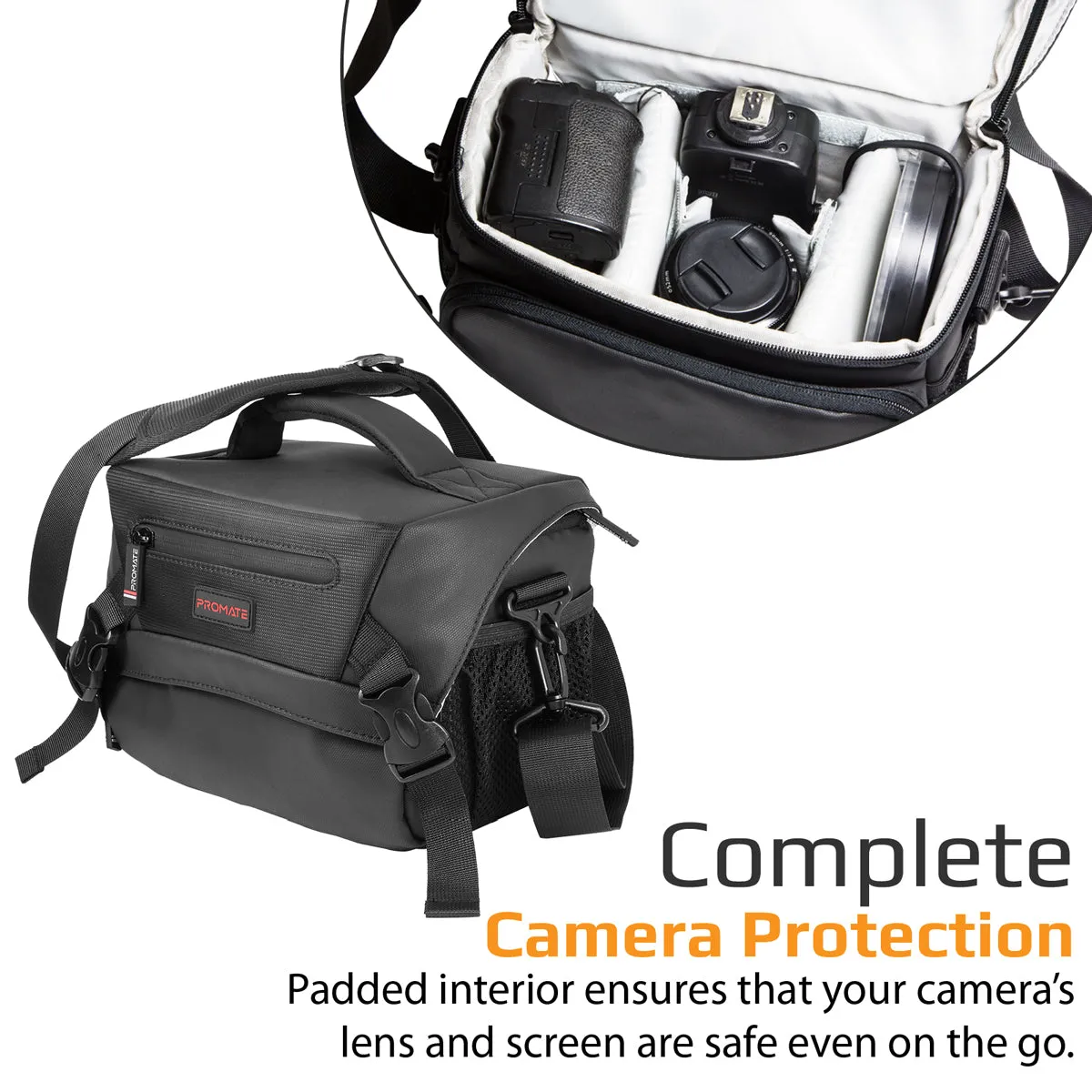 Compact SLR Camera bag with Adjustable Compartment