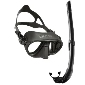 Cressi Calibro Mask & Corsica Snorkel Freediving Set