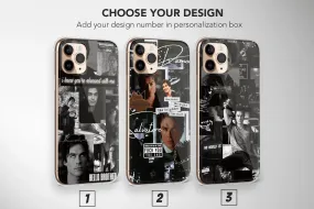 Damon Salvatore from The Vampire Diaries Collage Aesthetic Phone Case Soft Cover