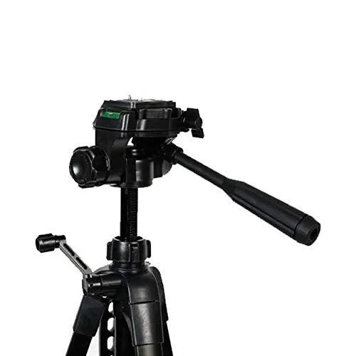 Digitek (DTR-550 LT) (65 Inch) Lightweight Tripod (Maximum Load up to 5kg), 5.57 Feet Tall for Digital SLR & Video Cameras, Made Aluminium Material