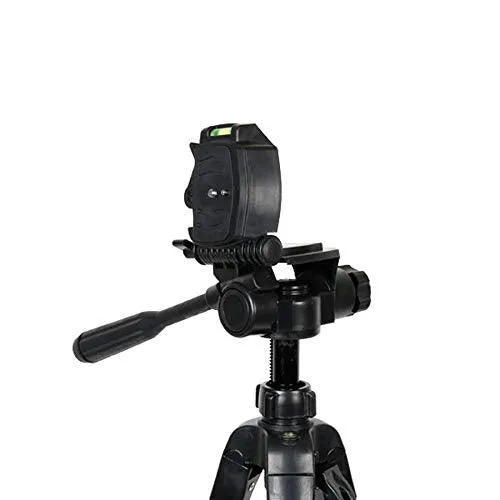 Digitek (DTR-550 LT) (65 Inch) Lightweight Tripod (Maximum Load up to 5kg), 5.57 Feet Tall for Digital SLR & Video Cameras, Made Aluminium Material