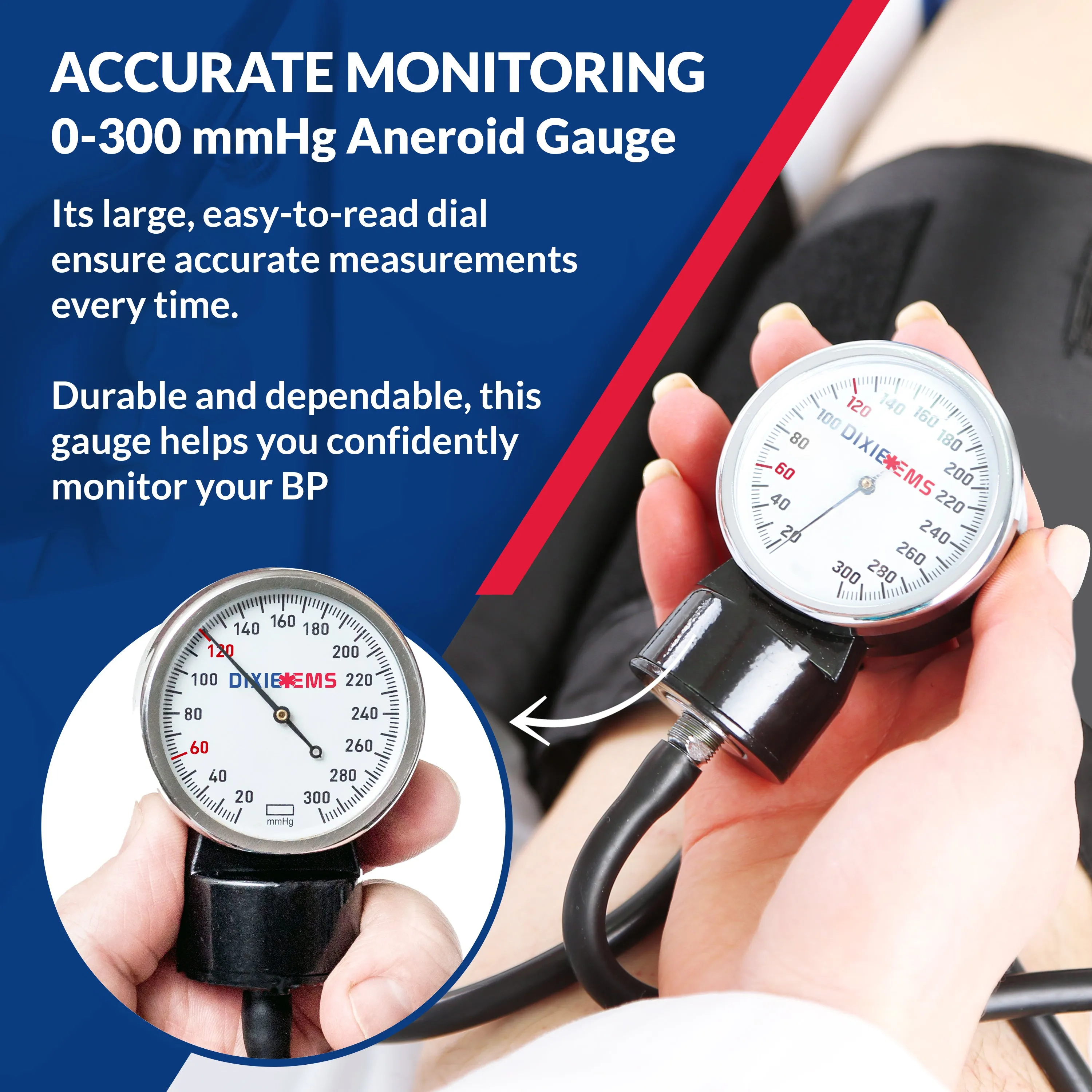 Dixie EMS D-ring BP Cuff