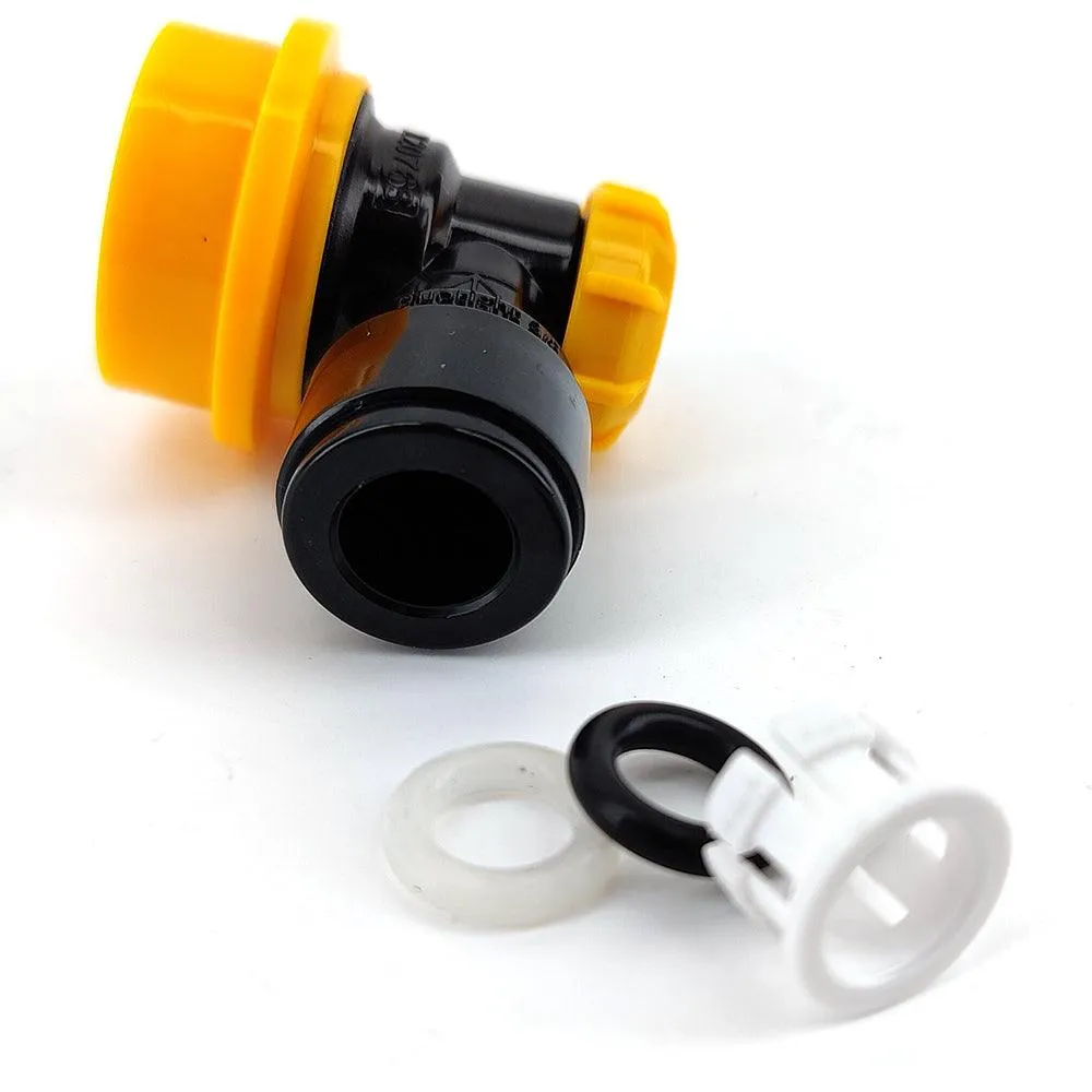 duotight 9.5mm (3/8) x Ball Lock Disconnect - (Black   Yellow Liquid)