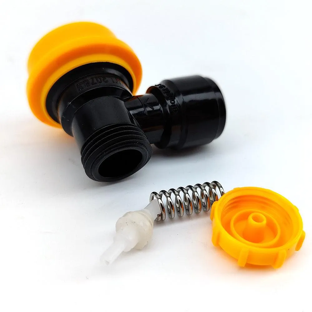 duotight 9.5mm (3/8) x Ball Lock Disconnect - (Black   Yellow Liquid)