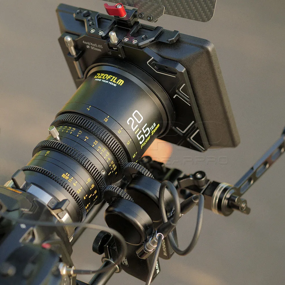 DZOFILM Pictor Zoom 20-55mm T2.8 Super35 Cinema Lens (PL&EF interchangeable Mount, Black)