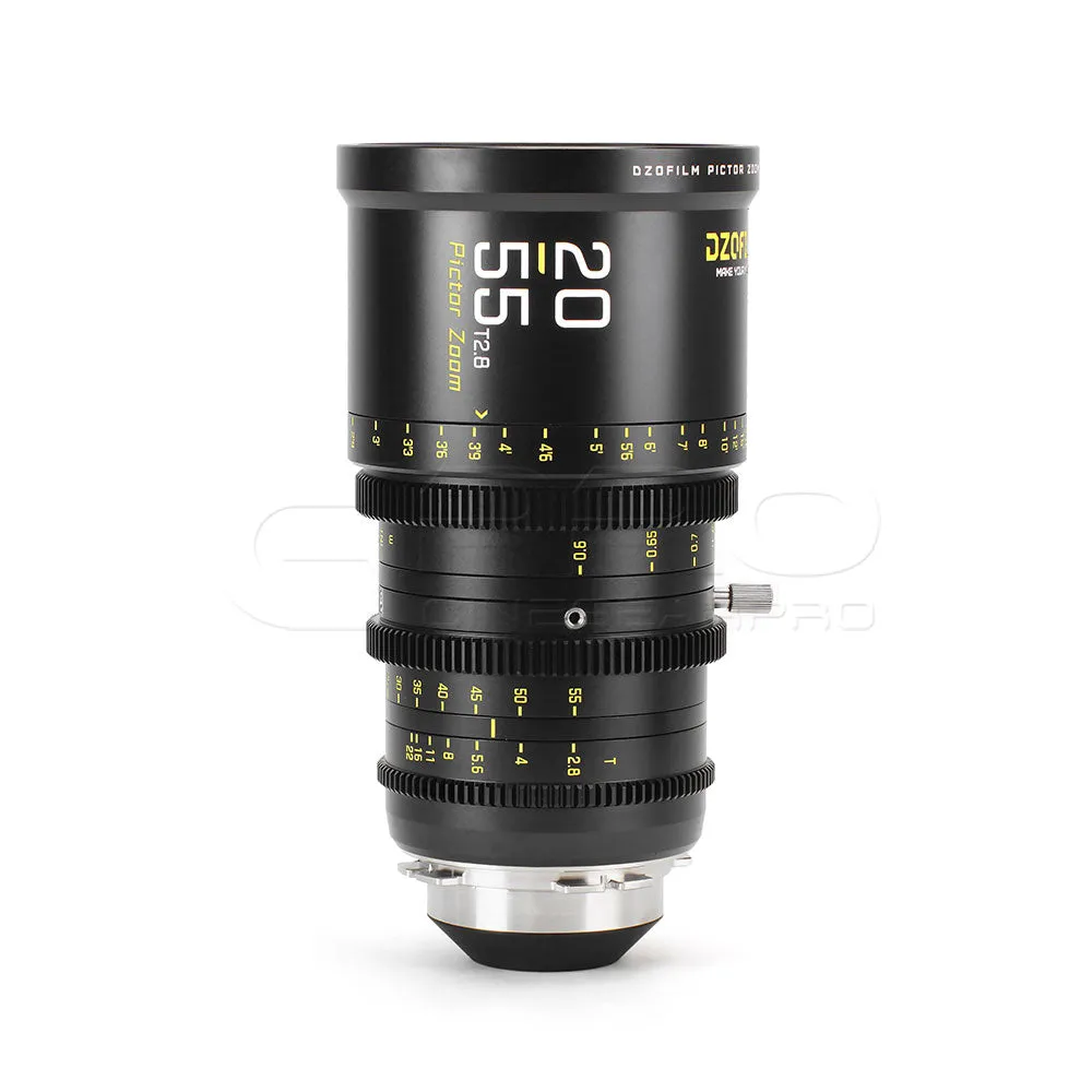 DZOFILM Pictor Zoom 20-55mm T2.8 Super35 Cinema Lens (PL&EF interchangeable Mount, Black)
