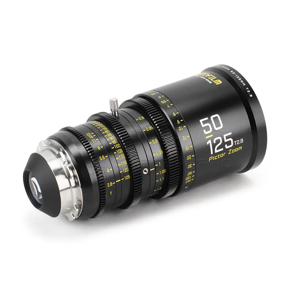 DZOFILM Pictor Zoom 3 Lens Bundle 12-25mm   20-55mm   50-125mm T2.8 (PL&EF interchangeable Mount, Black)