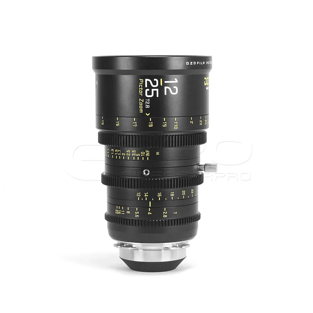 DZOFILM Pictor Zoom 3 Lens Bundle 12-25mm   20-55mm   50-125mm T2.8 (PL&EF interchangeable Mount, Black)