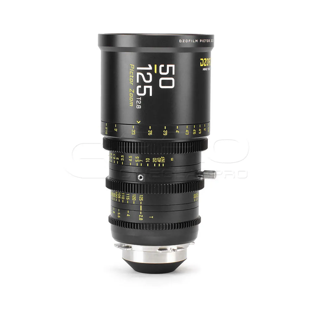 DZOFILM Pictor Zoom 3 Lens Bundle 12-25mm   20-55mm   50-125mm T2.8 (PL&EF interchangeable Mount, Black)