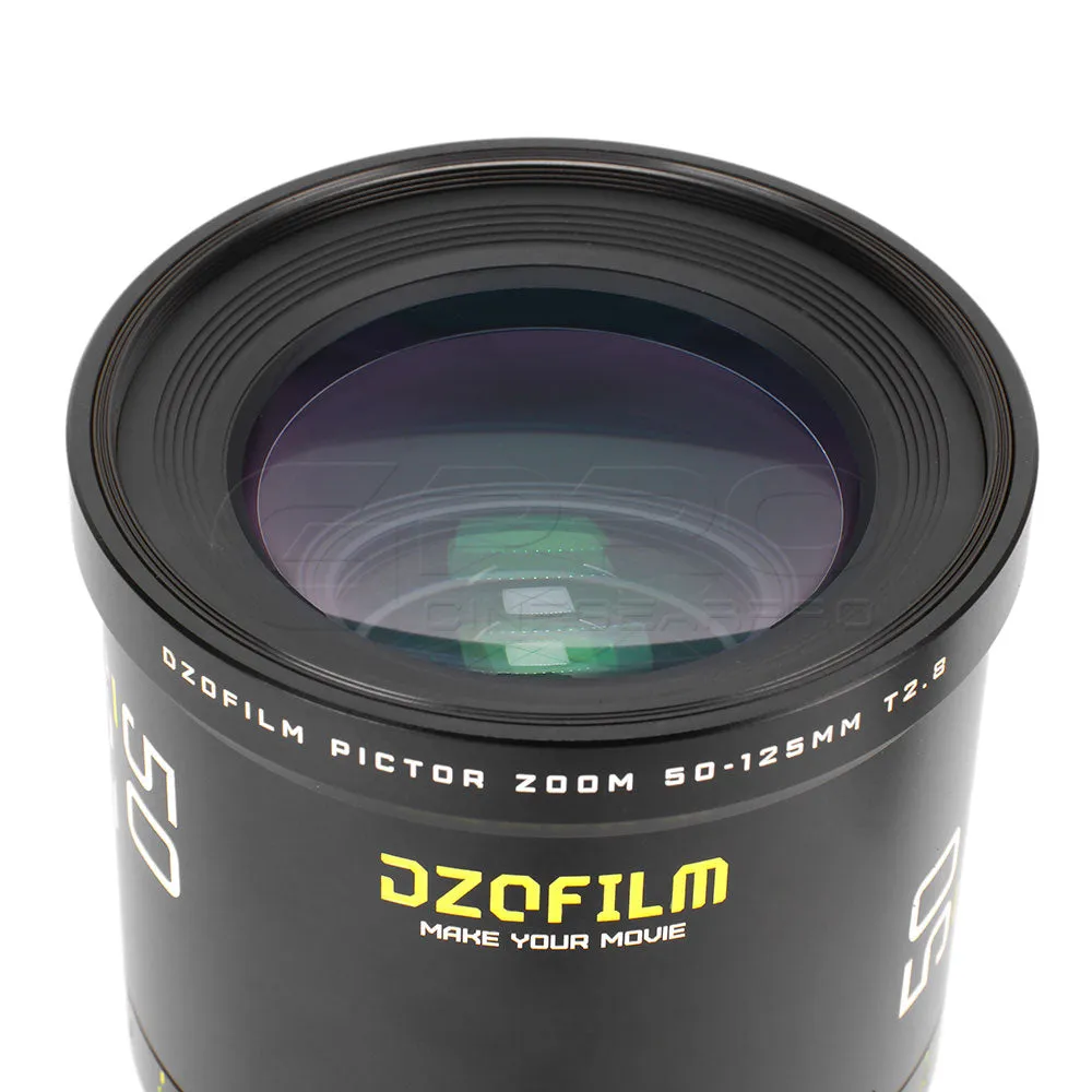 DZOFILM Pictor Zoom 50-125mm T2.8 Super35 Cinema Lens (PL&EF interchangeable Mount, Black)