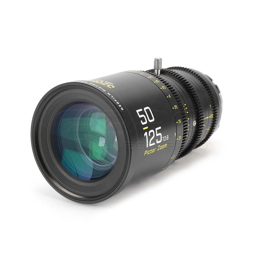 DZOFILM Pictor Zoom 50-125mm T2.8 Super35 Cinema Lens (PL&EF interchangeable Mount, Black)